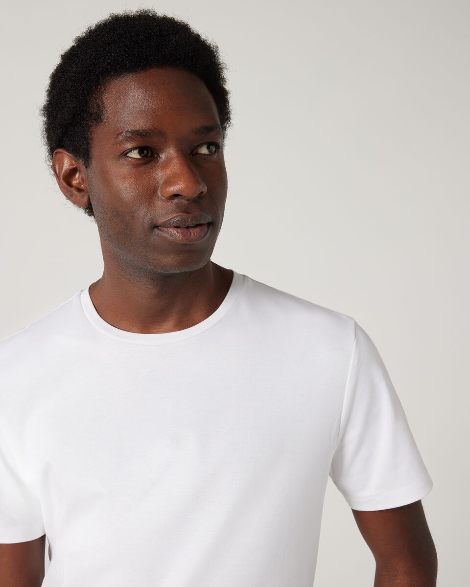 Slim Travel Tee, White, hi-res